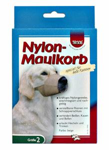 Maulkorb, Nylon, beige